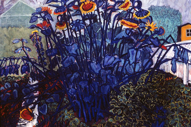 ULTRAMARINE SUNFLOWERS