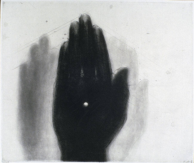 UNTITLED (DARK HANDPRINT)