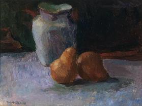 STILL LIFE WITH VASE & PEARS