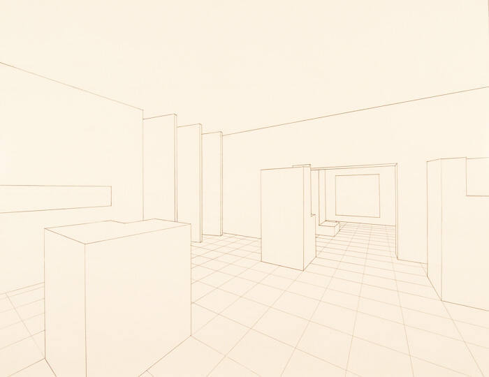 DRAWING #1 PERSPECTIVE VIEW FOR "SQUARENESS"