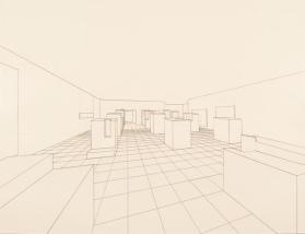 DRAWING #3 PERSPECTIVE VIEW FOR "SQUARENESS"
