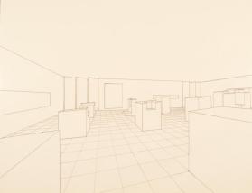 DRAWING #4 PERSPECTIVE VIEW FOR "SQUARENESS"