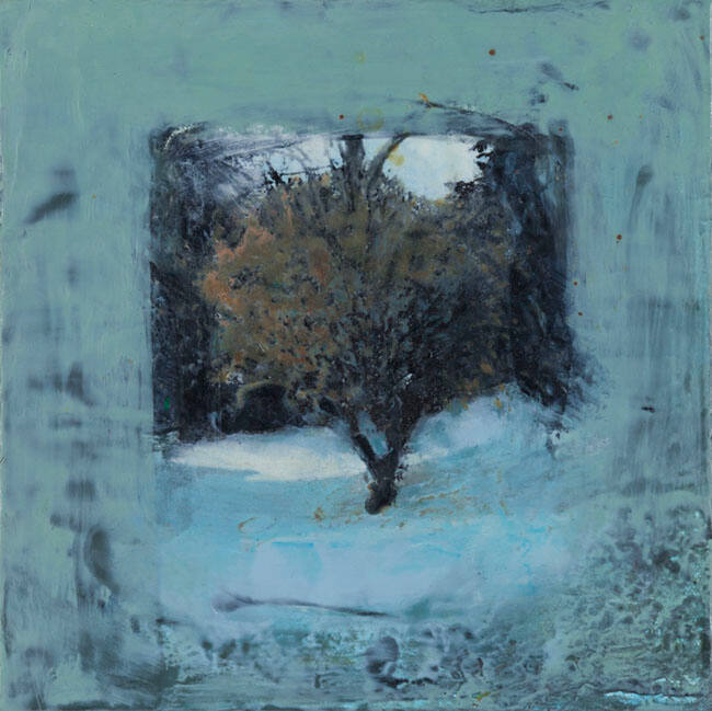 STUDY FOR ENCAUSTIC LANDSCAPE 4