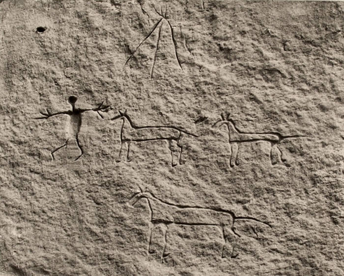 PETROGLYPH (WITH COIN)