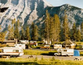 CAMPGROUND AT TUNNEL MOUNTAIN