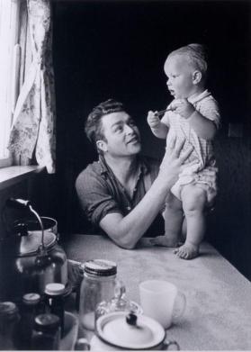 MAN AND BABY