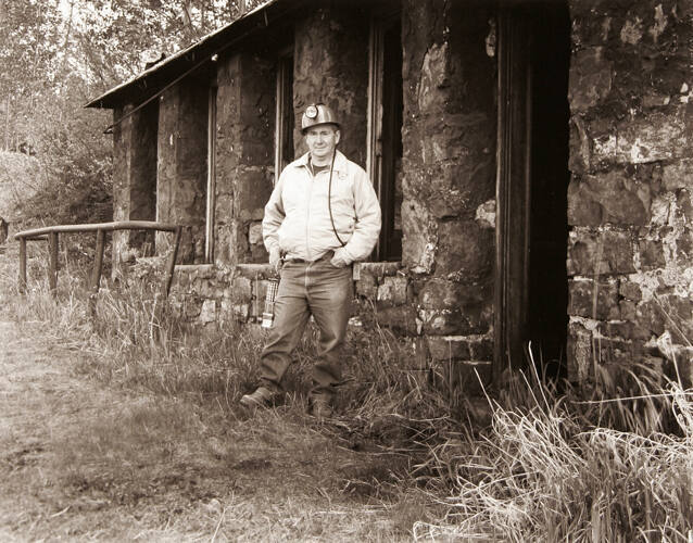 JIM FITZGERALD, RETIRED UNDERGROUND COAL MINER, CANMORE 1992