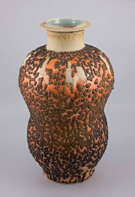 UNTITLED (CRAWL GLAZE VASE)