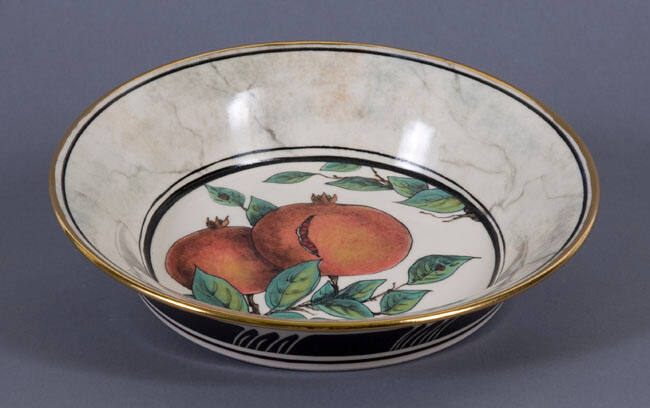 BOWL WITH POMEGRANATES AND LADYBUGS