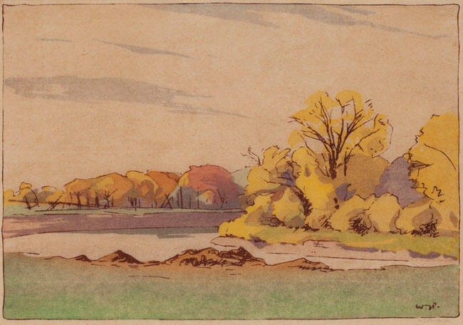 FALL, ASSINIBOINE RIVER