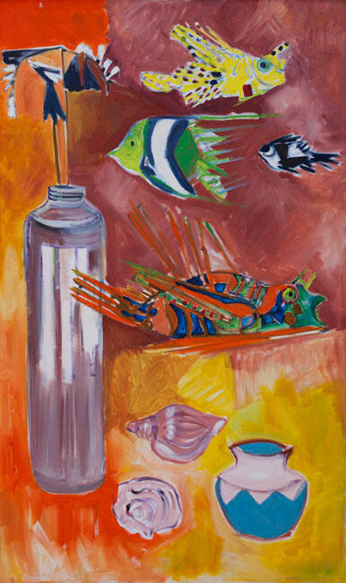 FISH WITH VASE