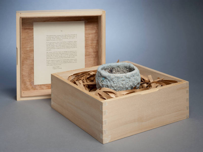 BOWL & WOODEN BOX, GOVERNOR GENERAL'S AWARD