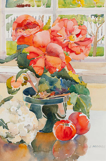 BEGONIAS, CAULIFLOWER & TOMATOES