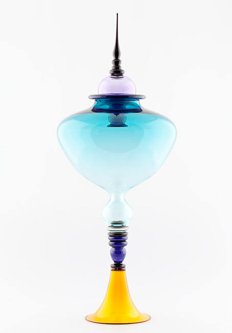 LIDDED VESSEL (TURQUOISE)