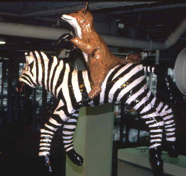 FOX ON A FLYING ZEBRA