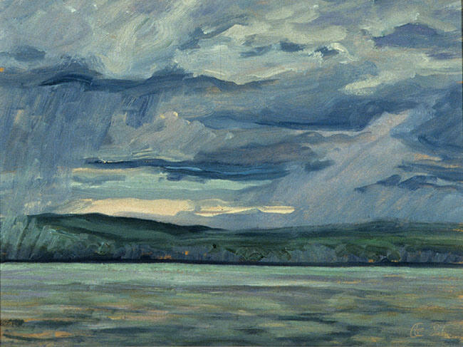 AFTERNOON STORM, WHITEFISH LAKE