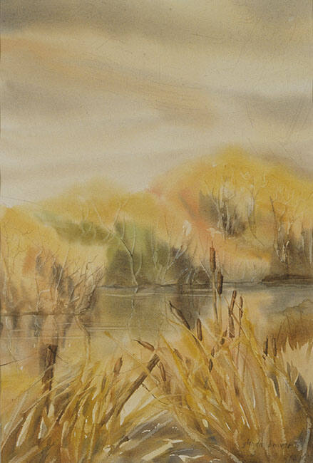 AUTUMN CATTAILS