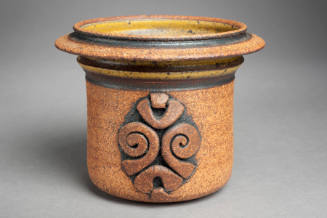 Untitled (Pencil Cup-Coil Emblem)
