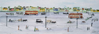First Street Cars, Lethbridge, Alberta, 1912